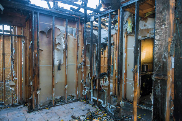 Professional Soot Cleanup technician working in Burlington, IA
